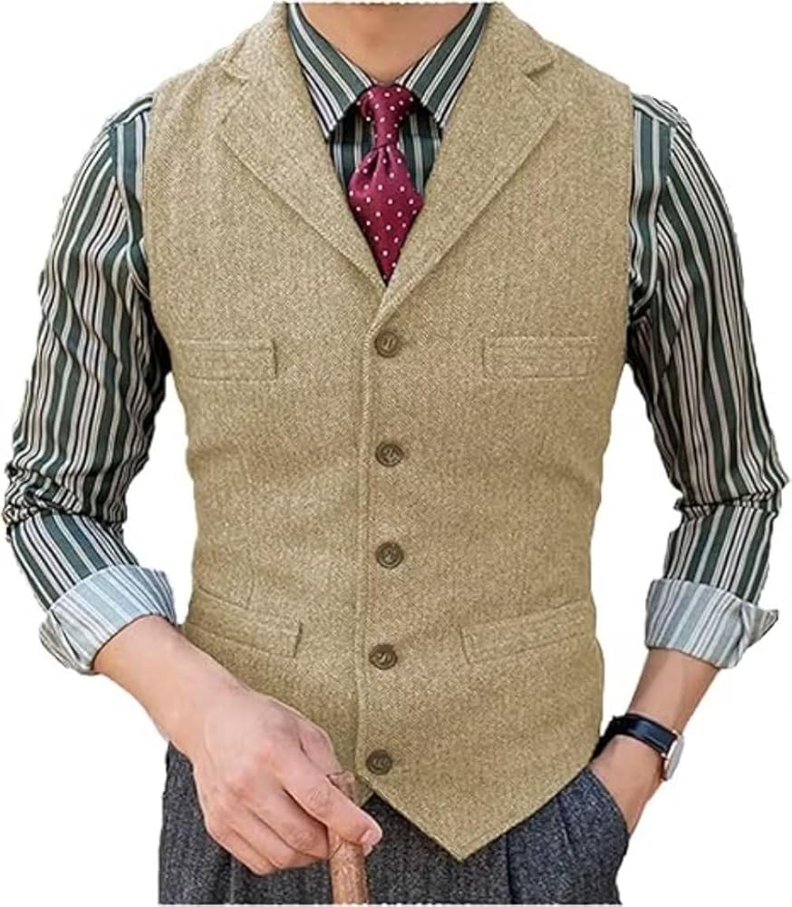 アパルトモン Original Yarn Tweed VEST ALC03701_medium2.jpg